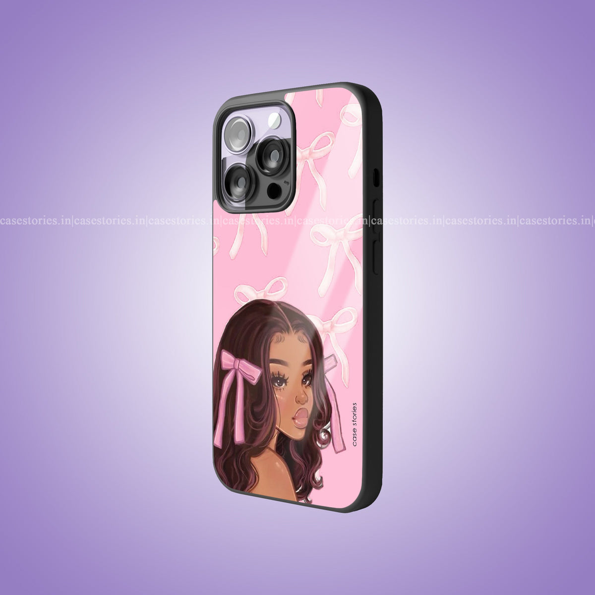 Retro Swirl Premium Glossy Phone Case
