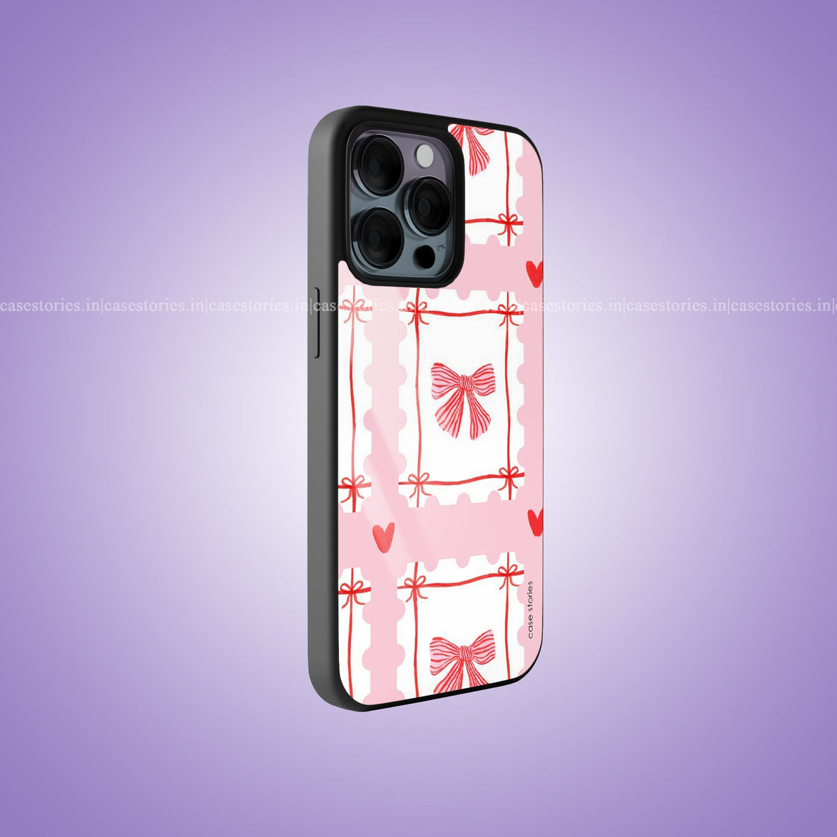 Rosy Ribbons Premium Glossy Phone Case
