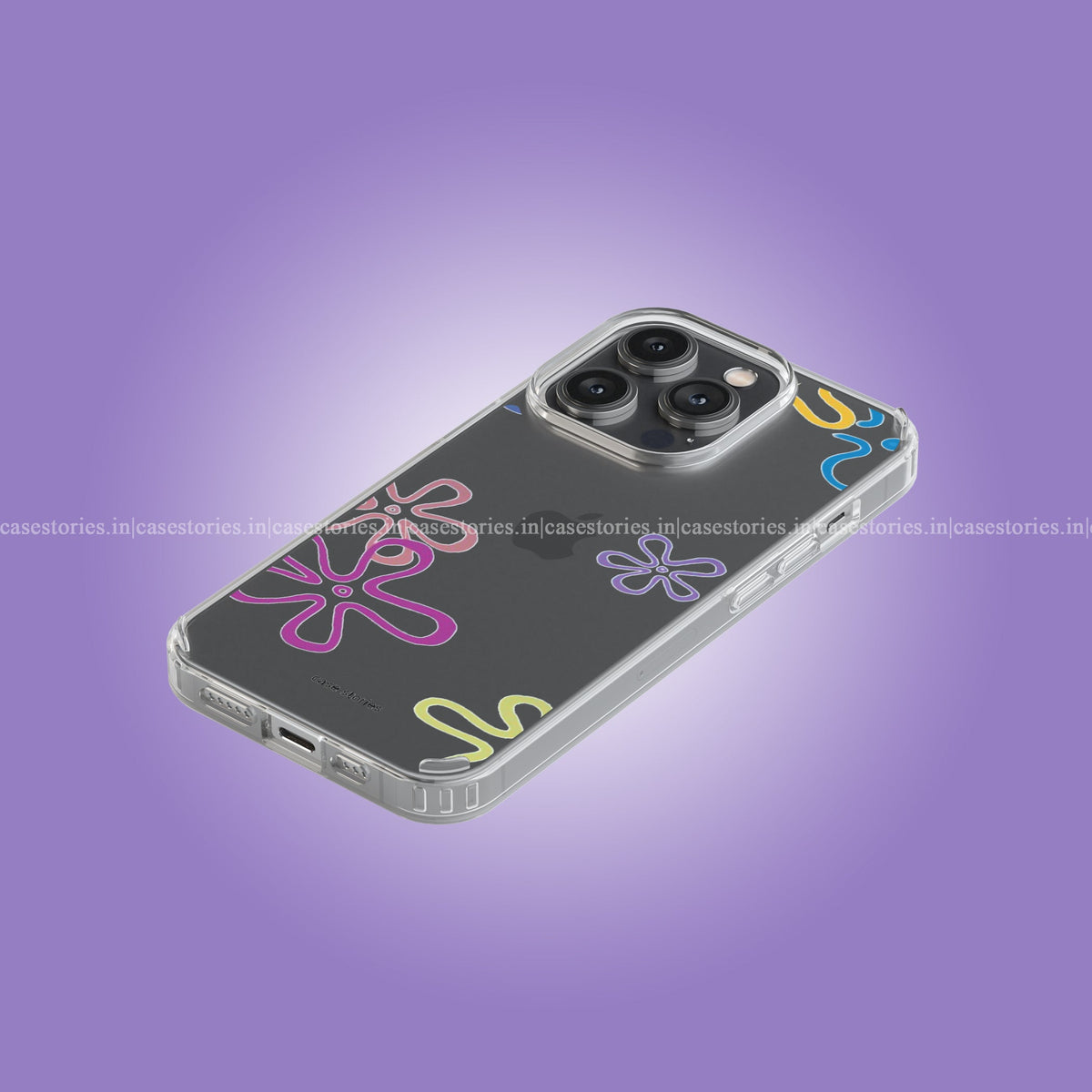 SketchyPetals Clear Soft Case