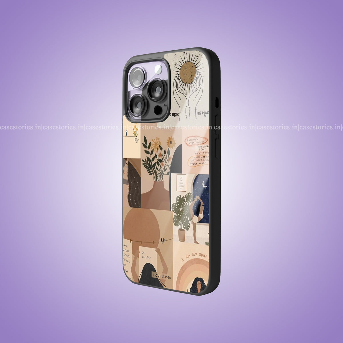 Solo Girl Life Premium Glossy Phone Case