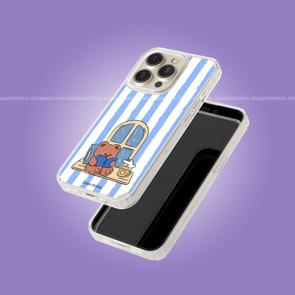 Teddy Reading Book Soft Case