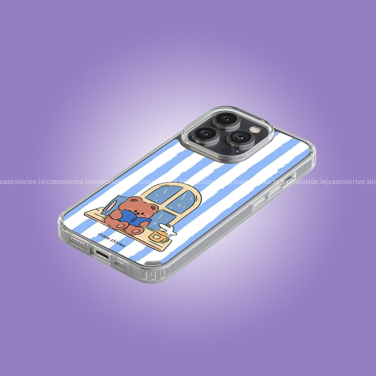Teddy Reading Book Soft Case