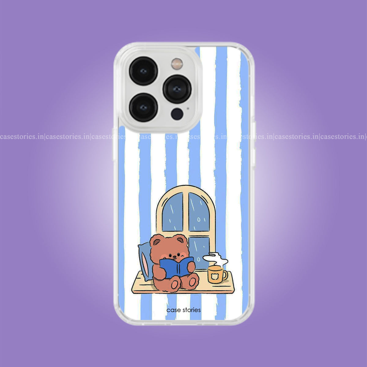 Teddy Reading Book Soft Case