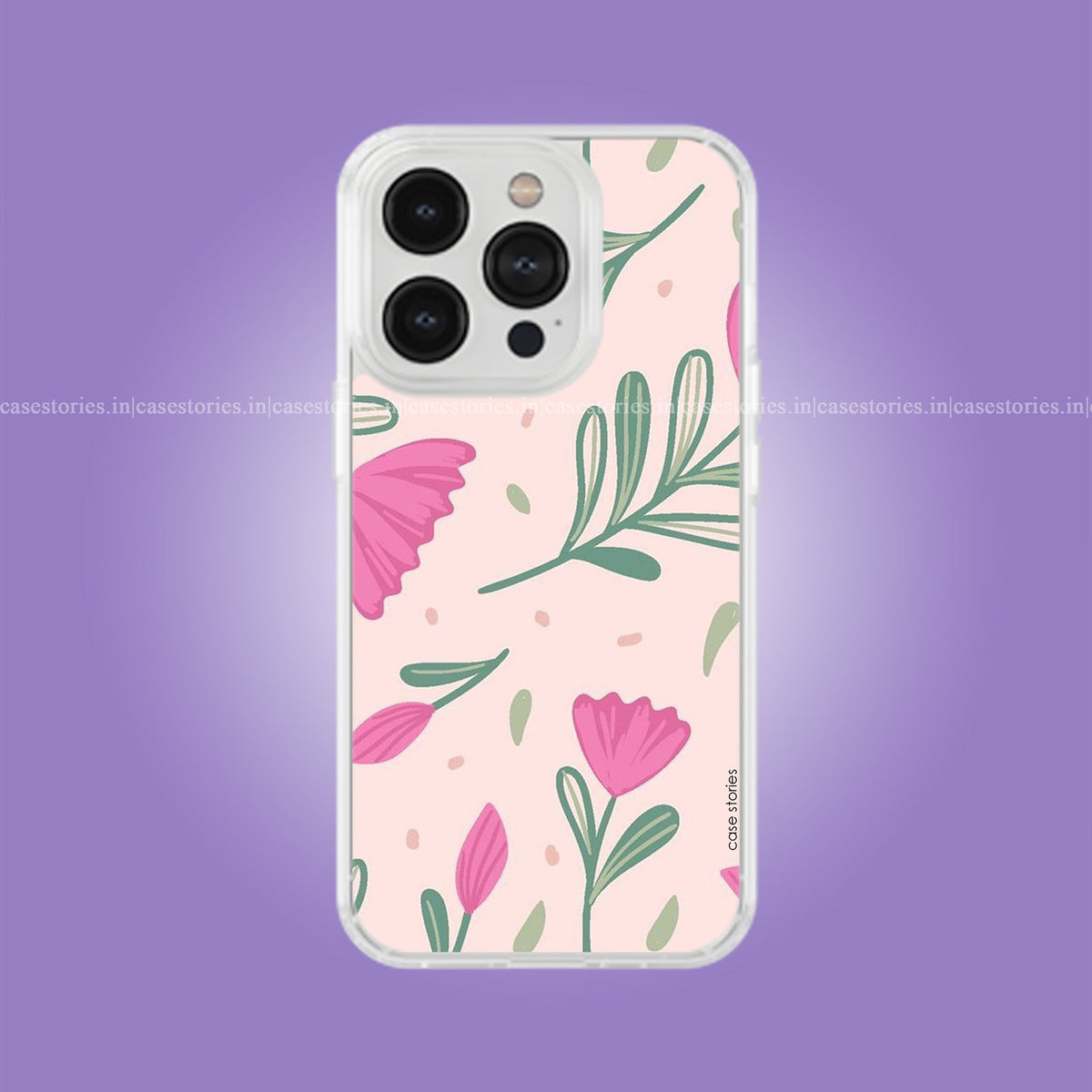 Tulips Pattern Floral Soft Case