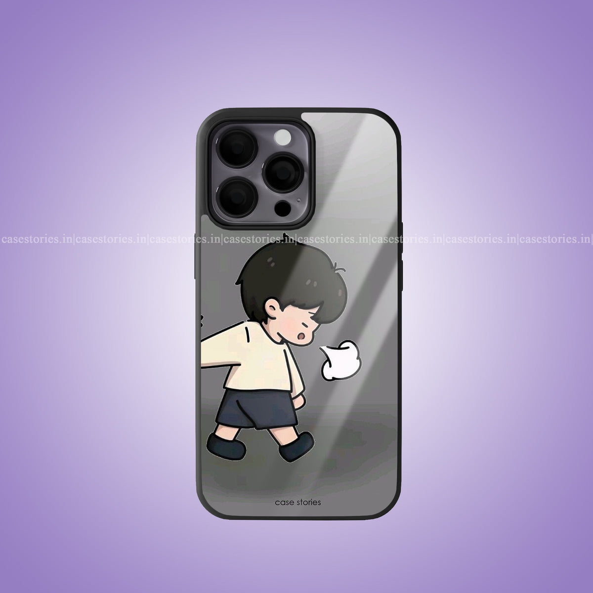 Wait  &  There boy Premium Glossy Phone Cover