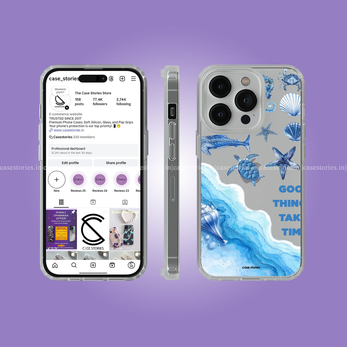 Wave After Wave Clear Soft Case