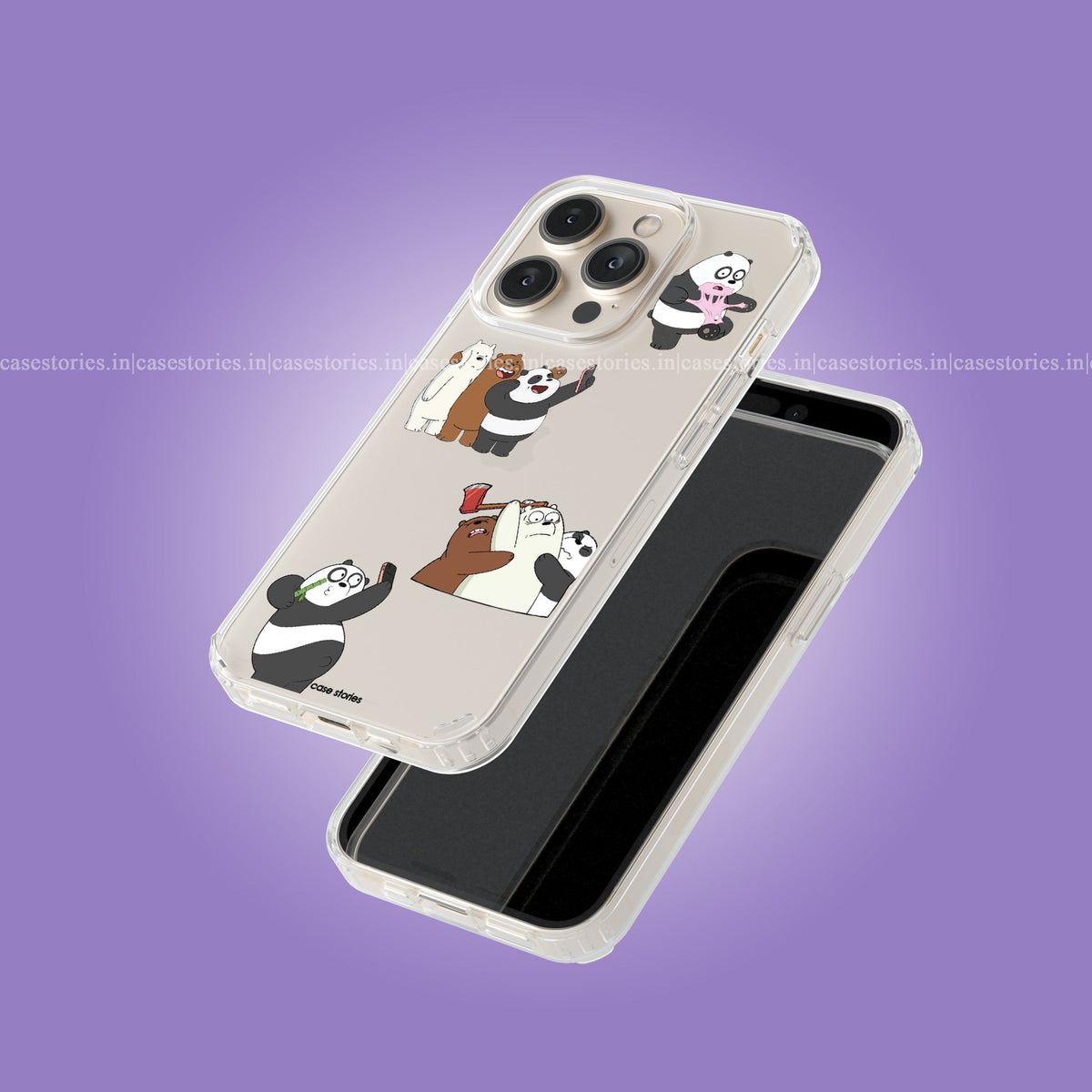 We Bare Bears Clear Soft Case