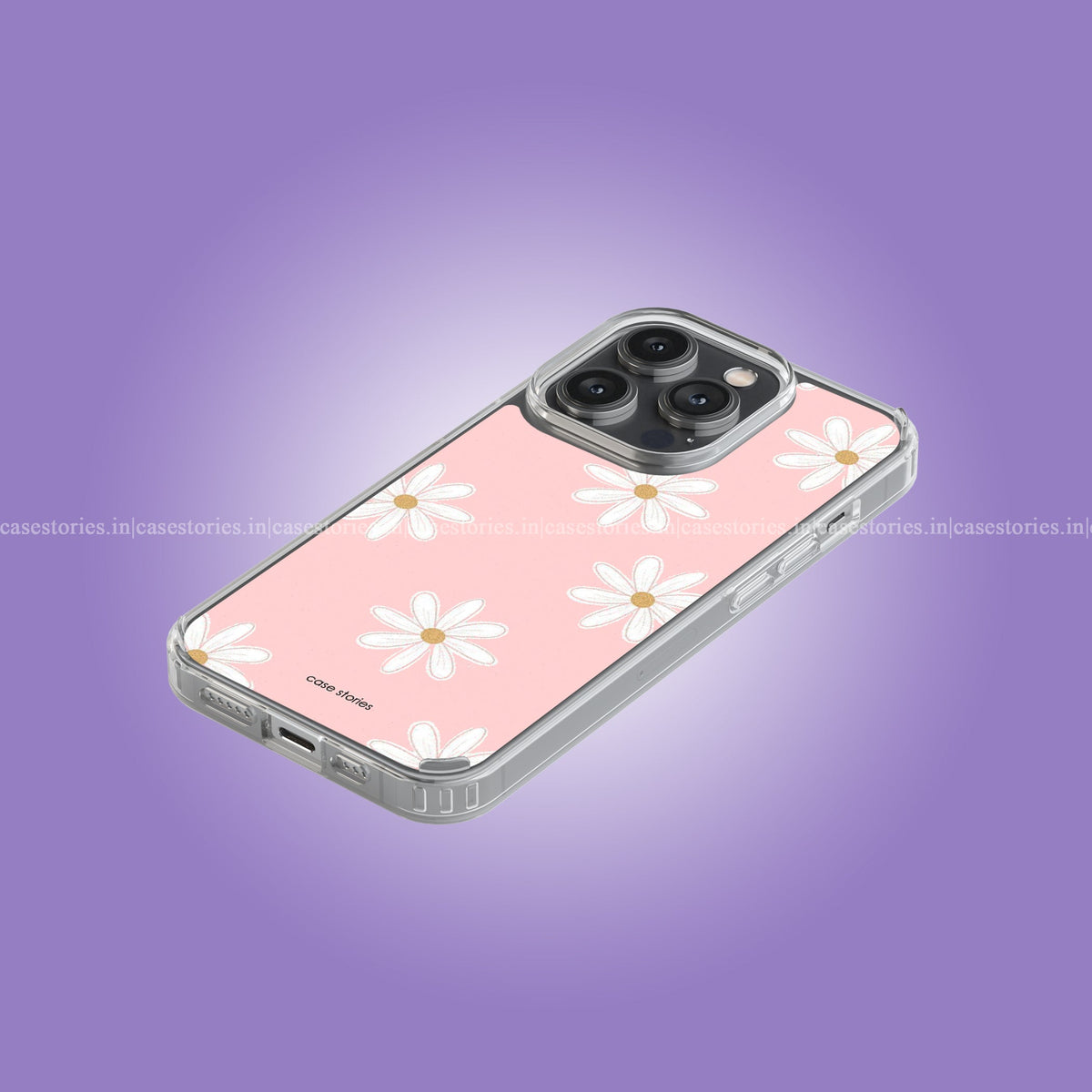 White Daisy Flowers Soft Case