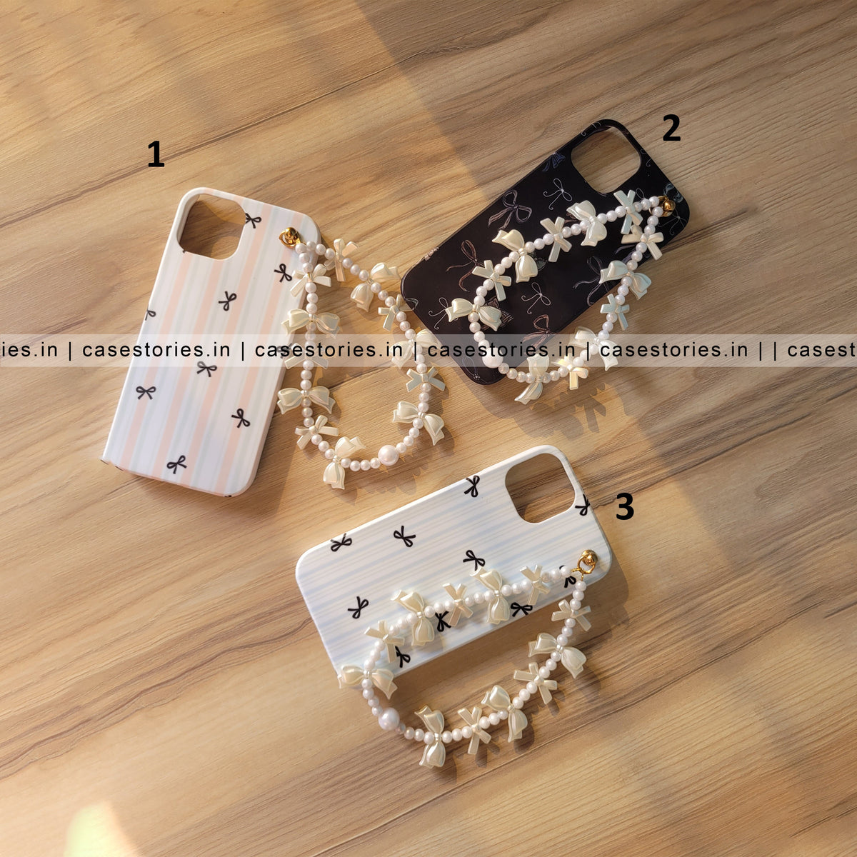 Bow Elegance Chain Soft Case